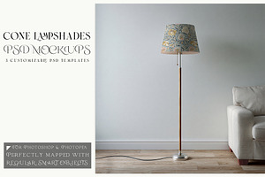 Cone Lampshade Mockups