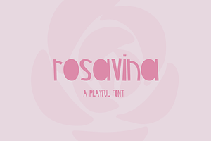 Rosavina Sans, a Handwritten Font by Beck McCormick