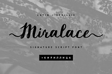 Miralace Cyrillic Script Font