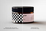 Amber Cosmetics Pot Mock-Up, a Household Mockup by TSOBG (Thumbnail 3 of 15)