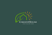 Green House Logo Health and Natural, a Branding & Logo Template by Signatoro (Thumbnail 2 of 2)