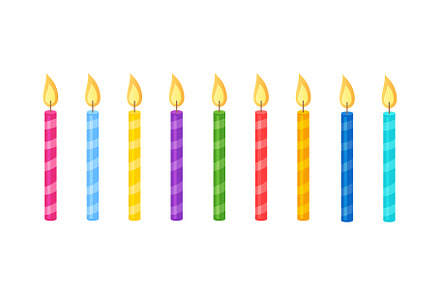Colorful birthday balloons, a Decorative Illustration by Elen_Art