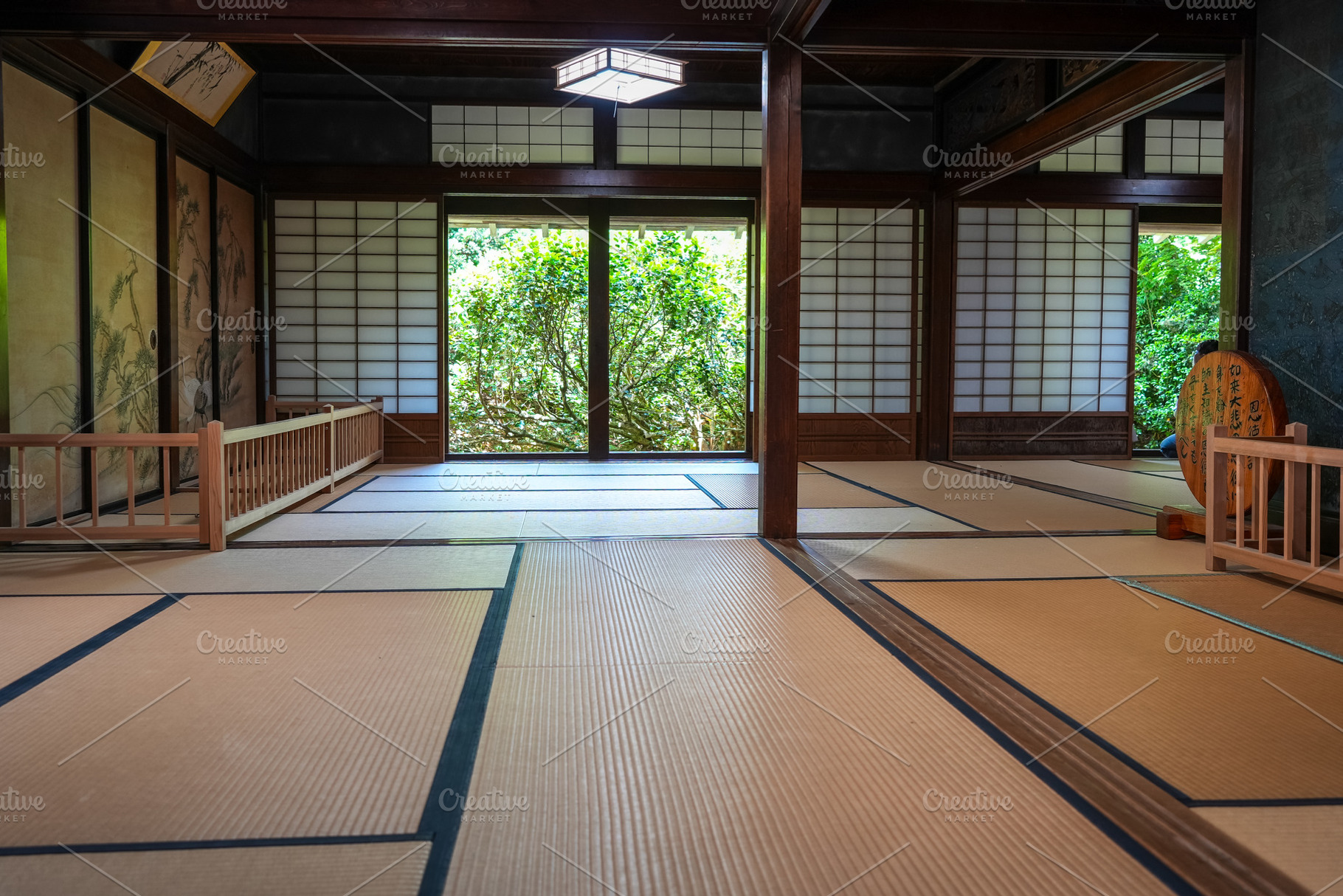 Interior of a traditional wooden house in Shirakawa-go, Japan, an Architecture Photo by GoodGoods