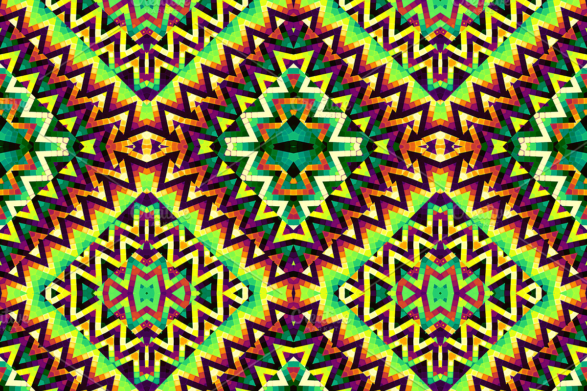 30 seamless aztec patterns JPG, a Pattern Graphic by tkdesign (Photo 31 of 31)