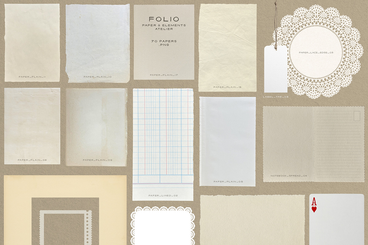 Folio · Paper & Elements Collection, an Object Graphic by alonahaidash (Photo 5 of 16)