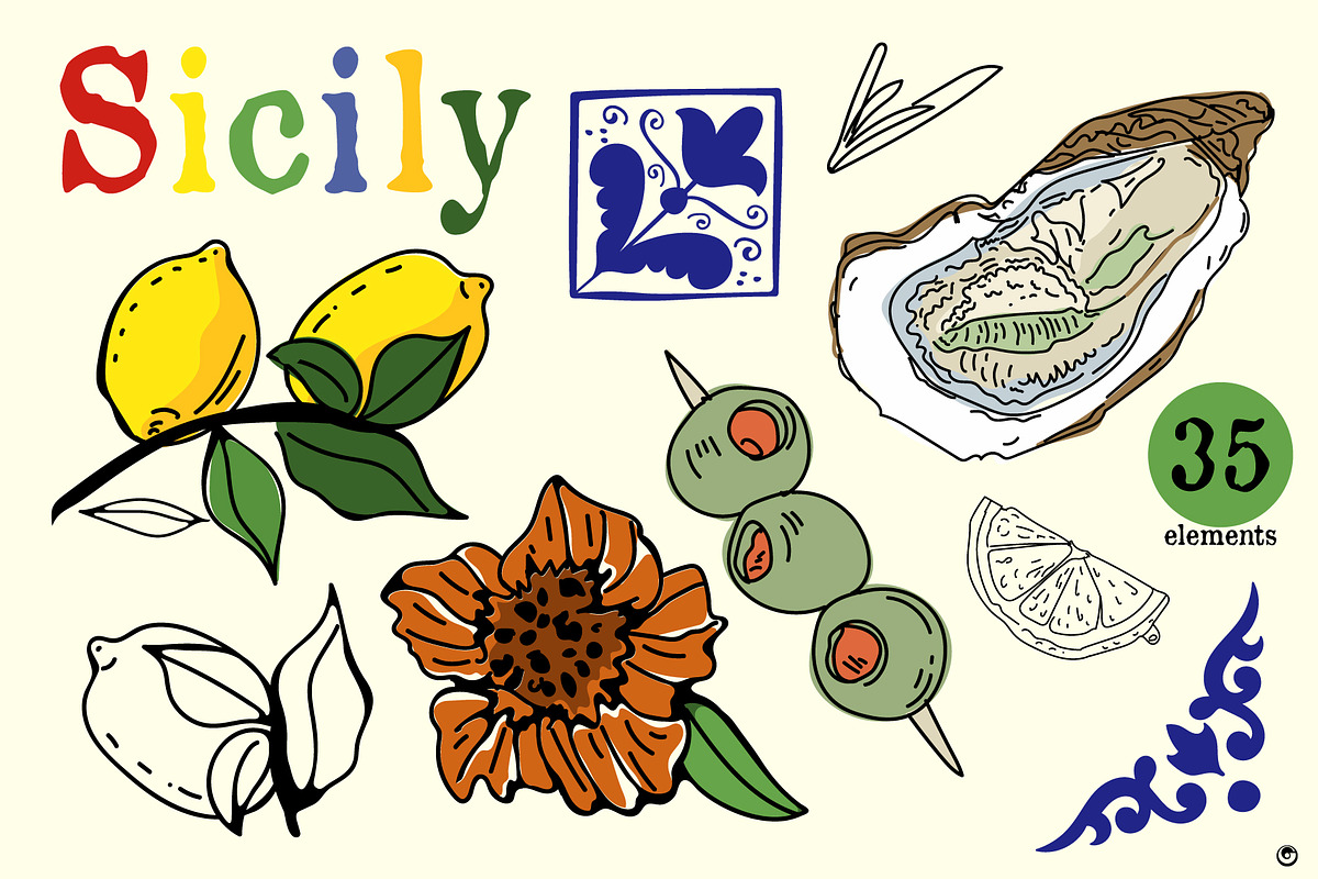 Sicily, an Object Illustration by Olillia (Photo 3 of 5)