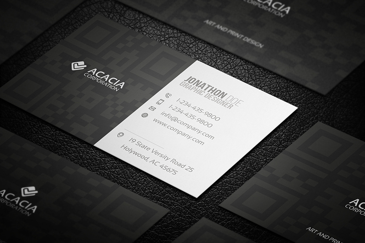 QR Business Card, a Business Card Template by DesignGhar (Photo 1 of 4)