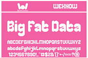 Chubby Tech font, a Font by weknow (Thumbnail 4 of 8)