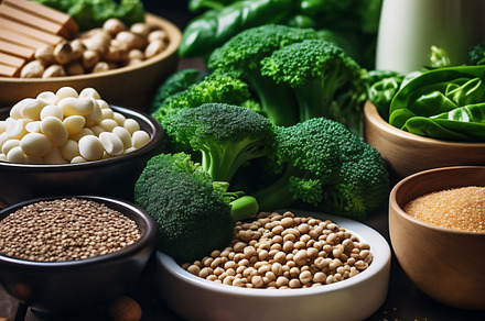 Selection of plant based protein sources