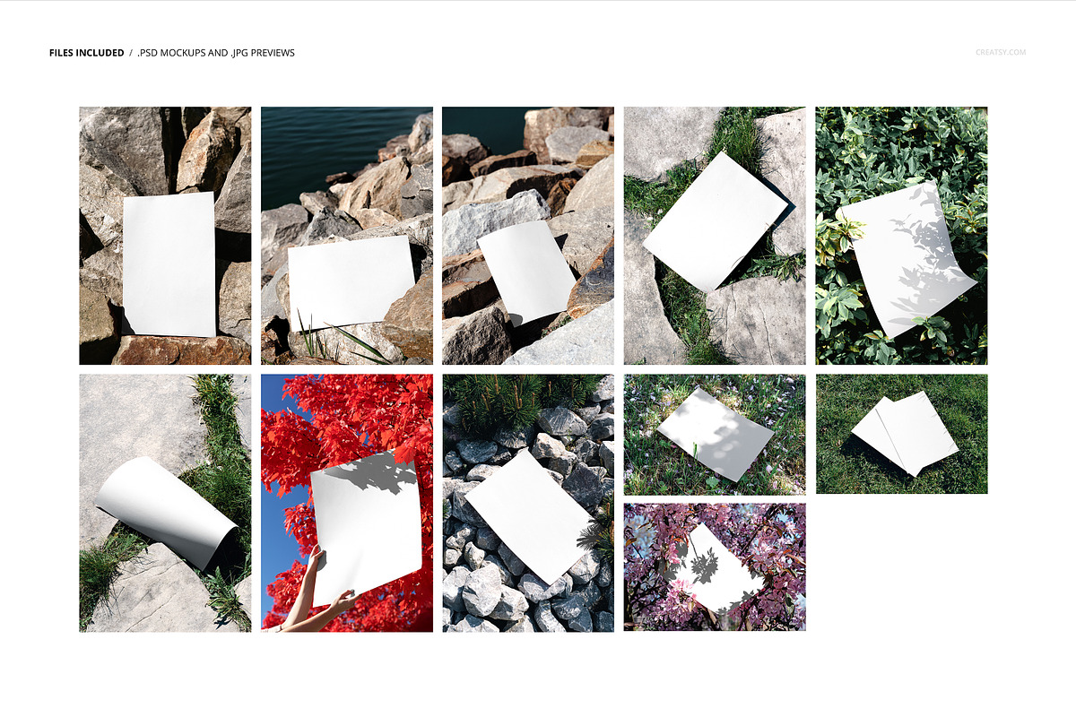 Poster Mockup Set - Outdoor Edition, an Advertising Mockup by creatsy5 (Photo 2 of 10)