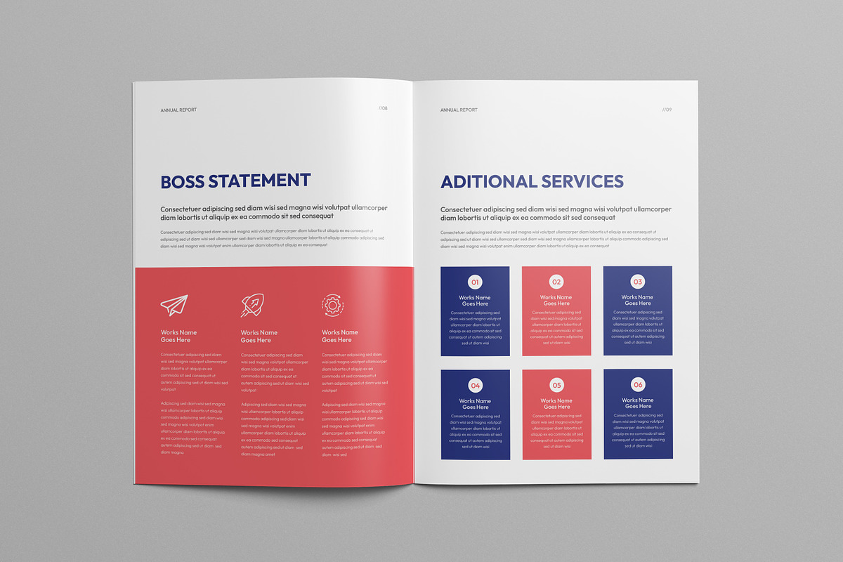 Annual Report, a Brochure Template by Pixelpick (Photo 5 of 9)