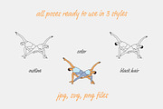 40 Partner Yoga Poses, a Person Illustration by pkahraman (Thumbnail 2 of 4)