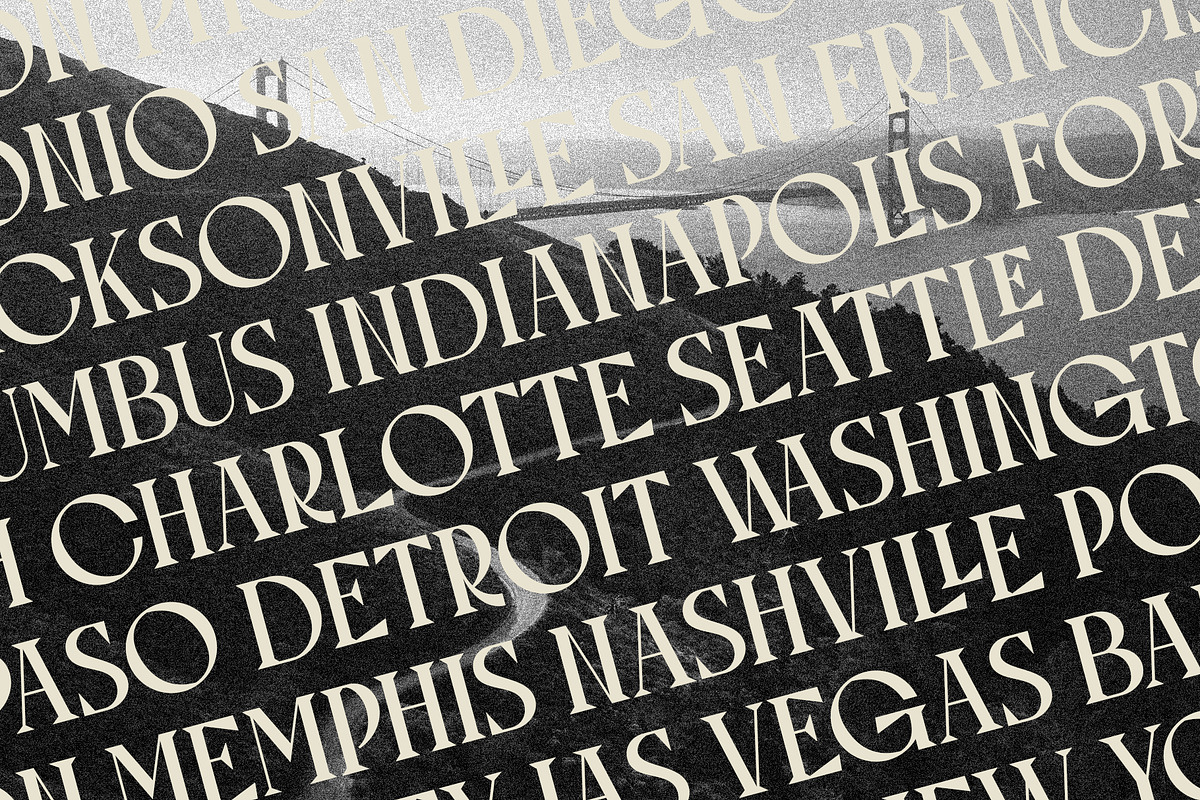 Tangled Rockaway Vintage Serif Font, a Serif Font by SilverStag Type Foundry (Photo 15 of 18)