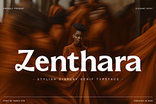 Zenthara Stylish Display Serif Font
