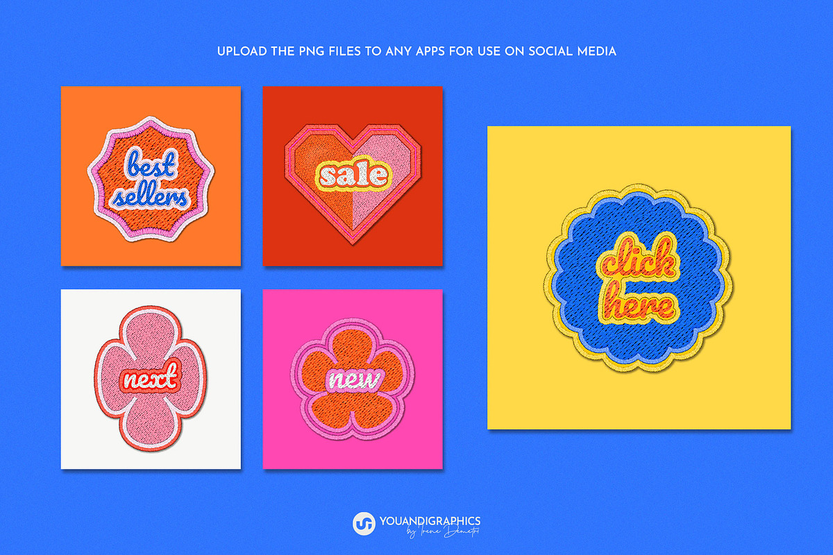 Patch Stickers - Summer edition, a Graphic by Youandigraphics (Photo 8 of 13)