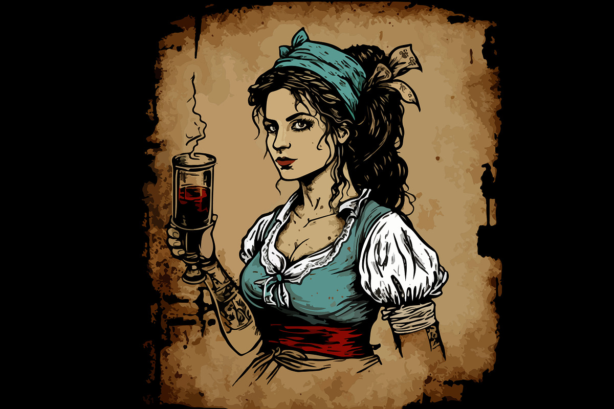 Dark rum vintage typeface plus bonus, a Font by Fractal fonts & graphics (Photo 5 of 31)