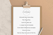 Resume/CV - The Roger, a Resume Template by CreativeLandStudio (Thumbnail 9 of 9)