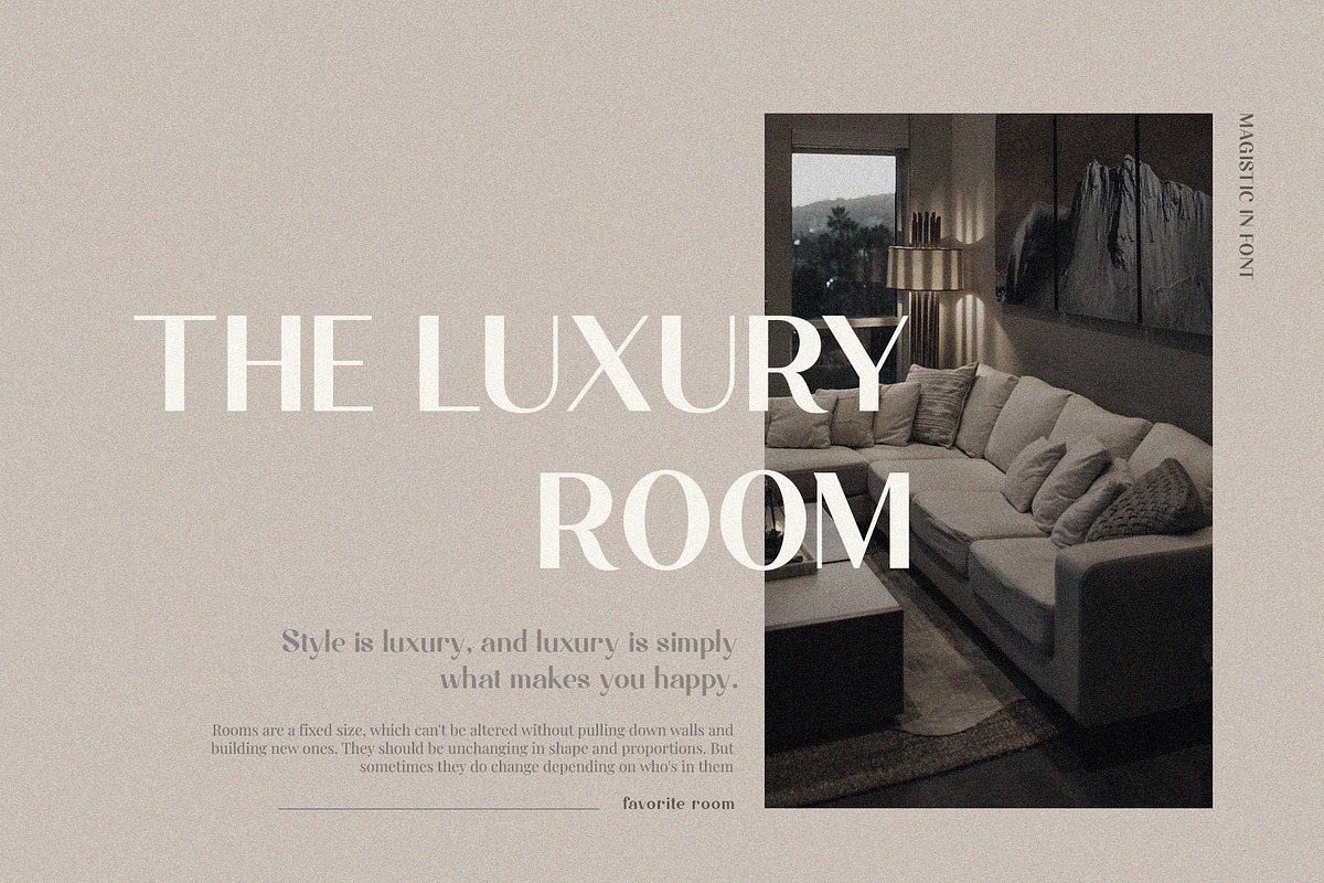Magistic Elegant Sans Serif Font, a Sans Serif Font by Graphicxell (Photo 3 of 6)