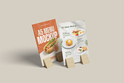 A5 Table Menu Mockup, an Advertising Mockup by ianmikraz (Thumbnail 4 of 5)