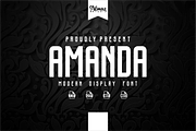 Amanda, a Script Font by almazstudio (Thumbnail 1 of 10)