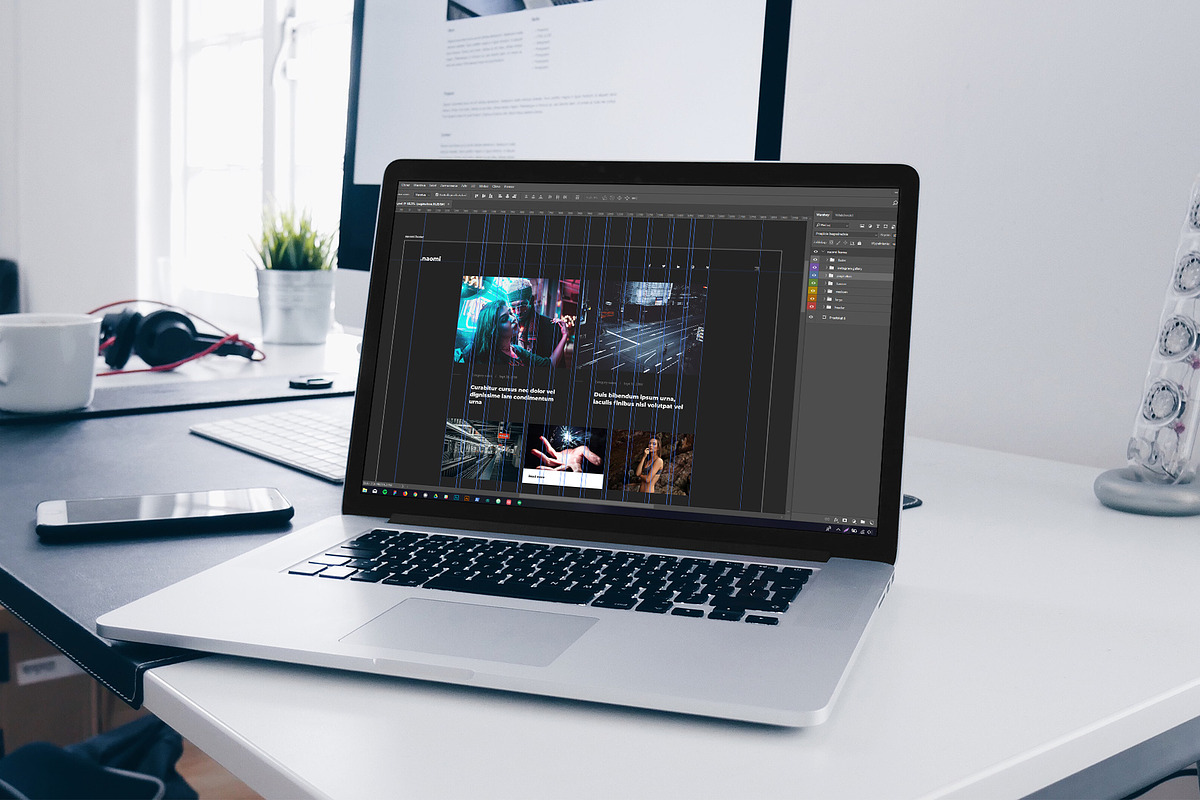 Naomi Dark - Blog & Portfolio PSD, a Websites & App Template by FreshPixels (Photo 9 of 9)