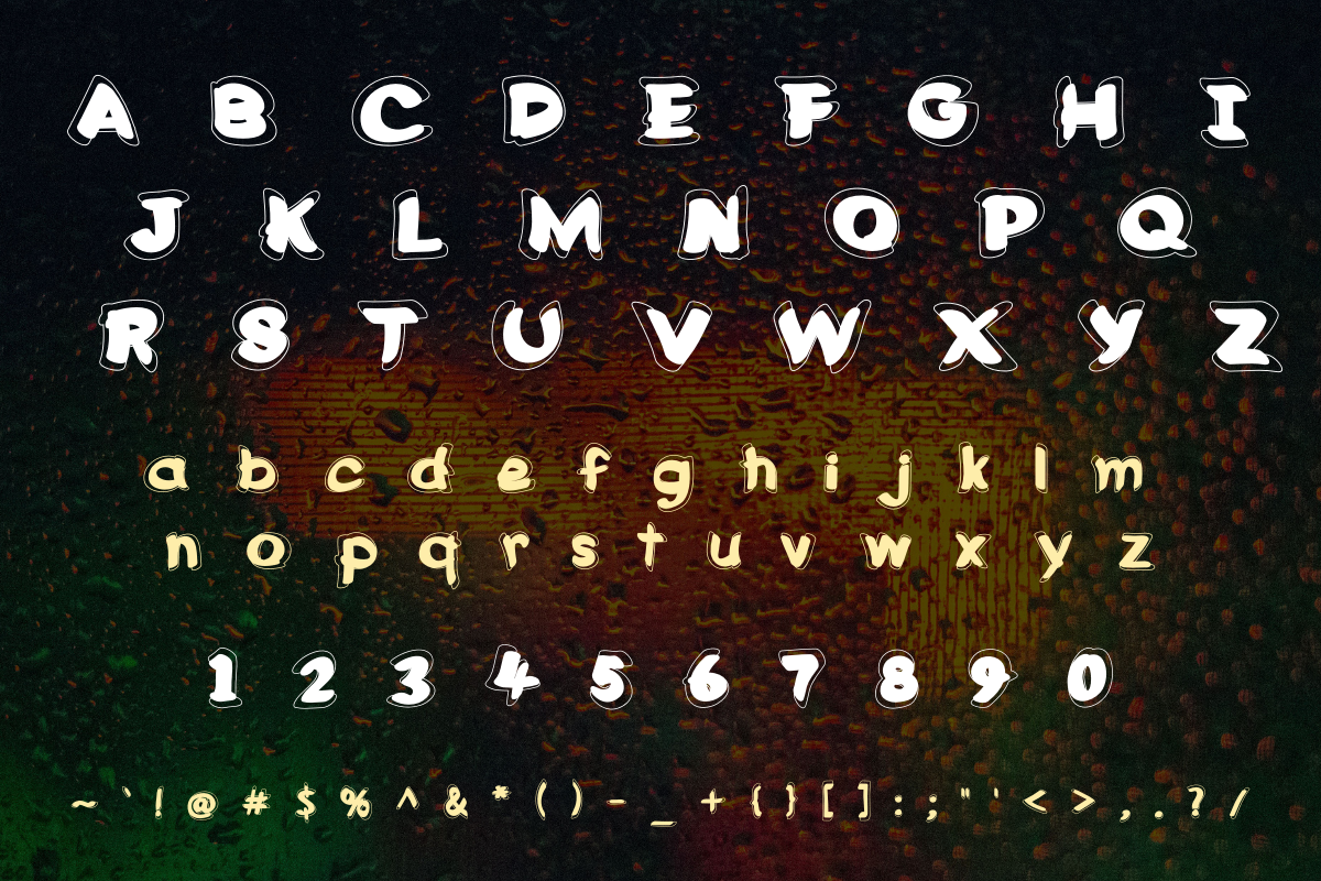 Thickairy, a Symbol Font by KoNoap (Photo 5 of 5)