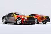 Bentley Continental Car Mock-Up, an Advertising Mockup by Se٧enStudio (Thumbnail 2 of 3)