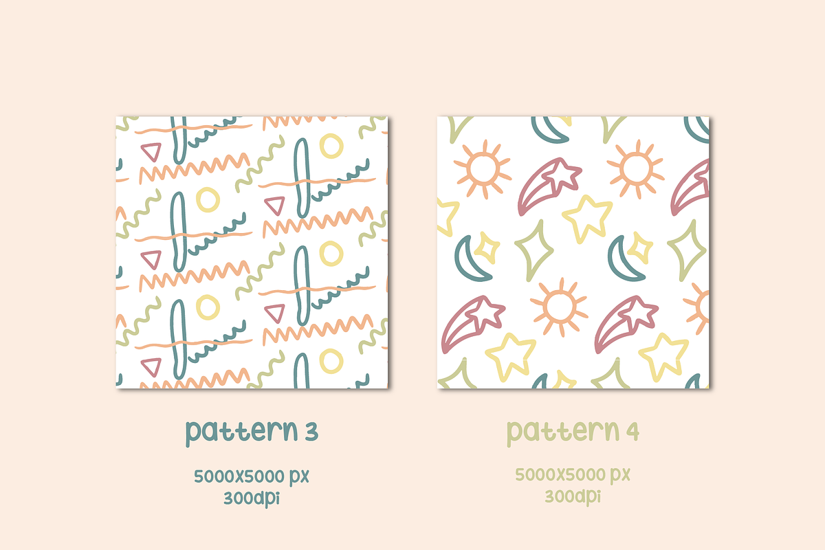 Cute Doodles: Elements and Patterns, a Decorative Illustration by Tiendita de dani (Photo 3 of 6)