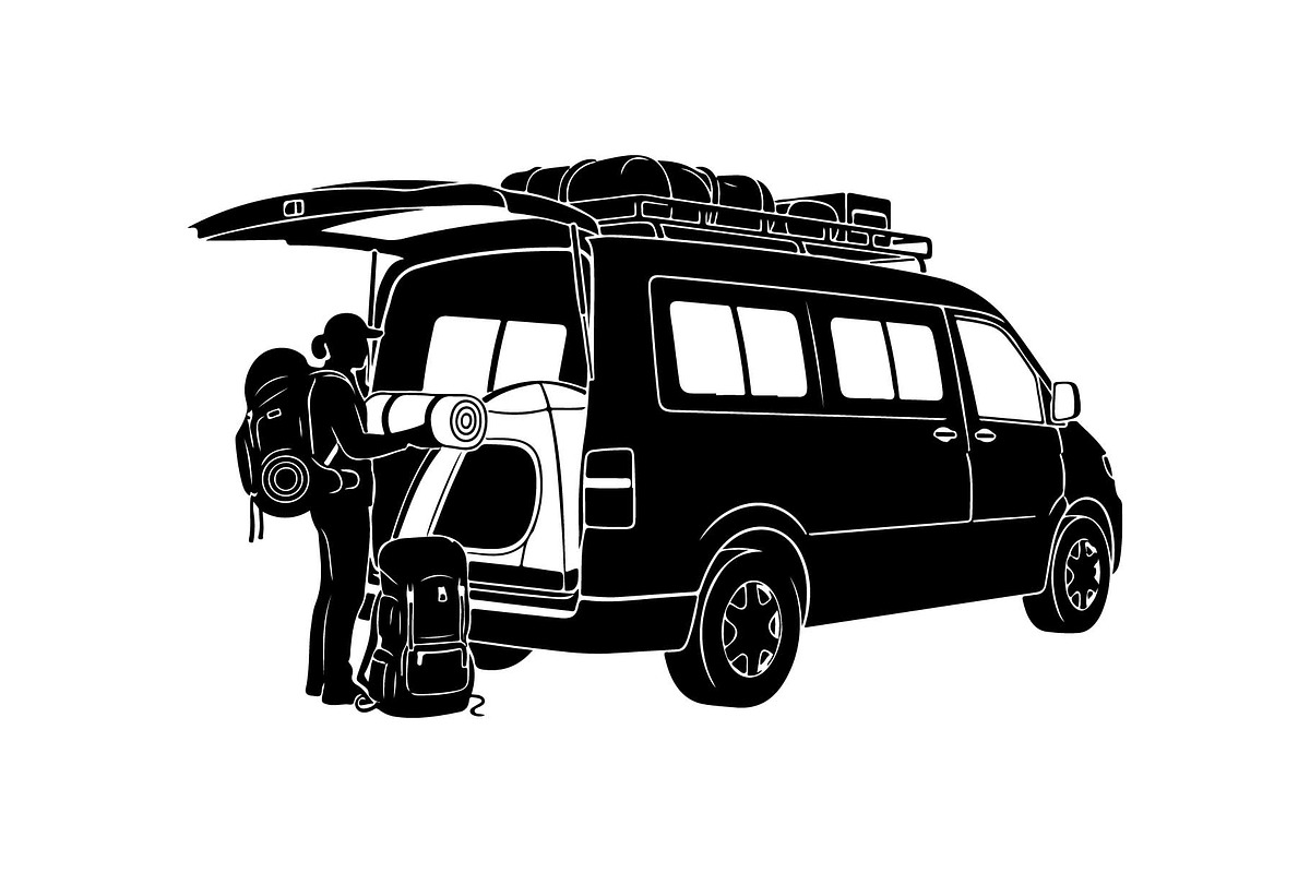 Forest Camping Silhouette Pack, an Object Graphic by yasushie (Photo 4 of 7)
