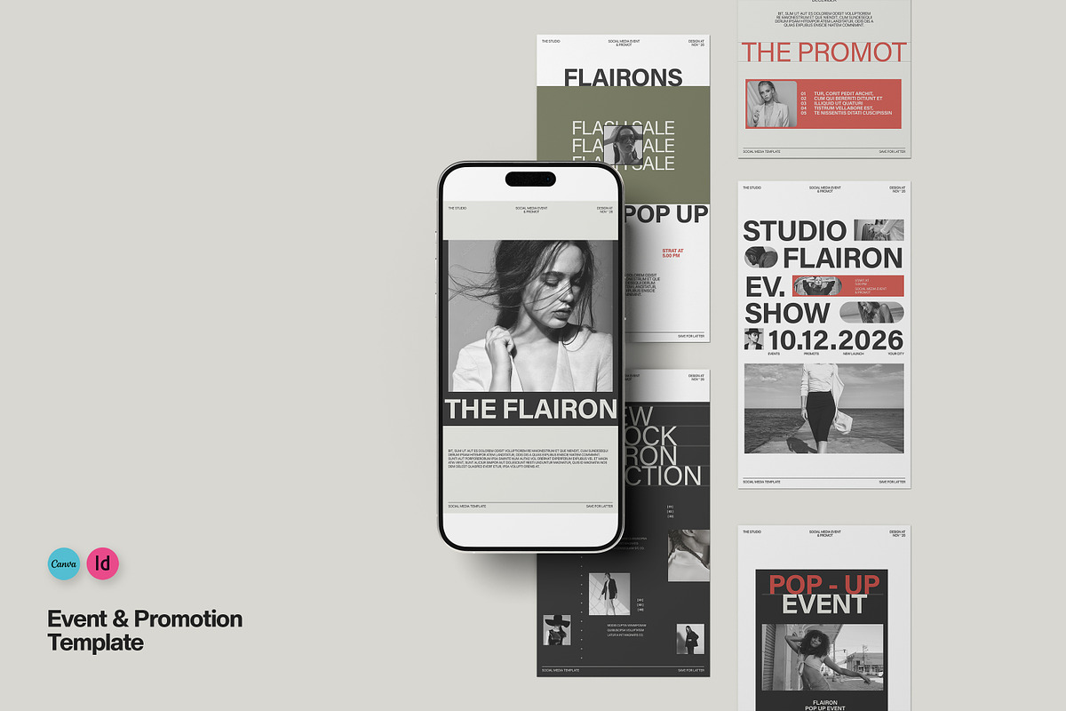 Social Media Event & Promot, a Social Media Template by Creatiya Type (Photo 1 of 6)