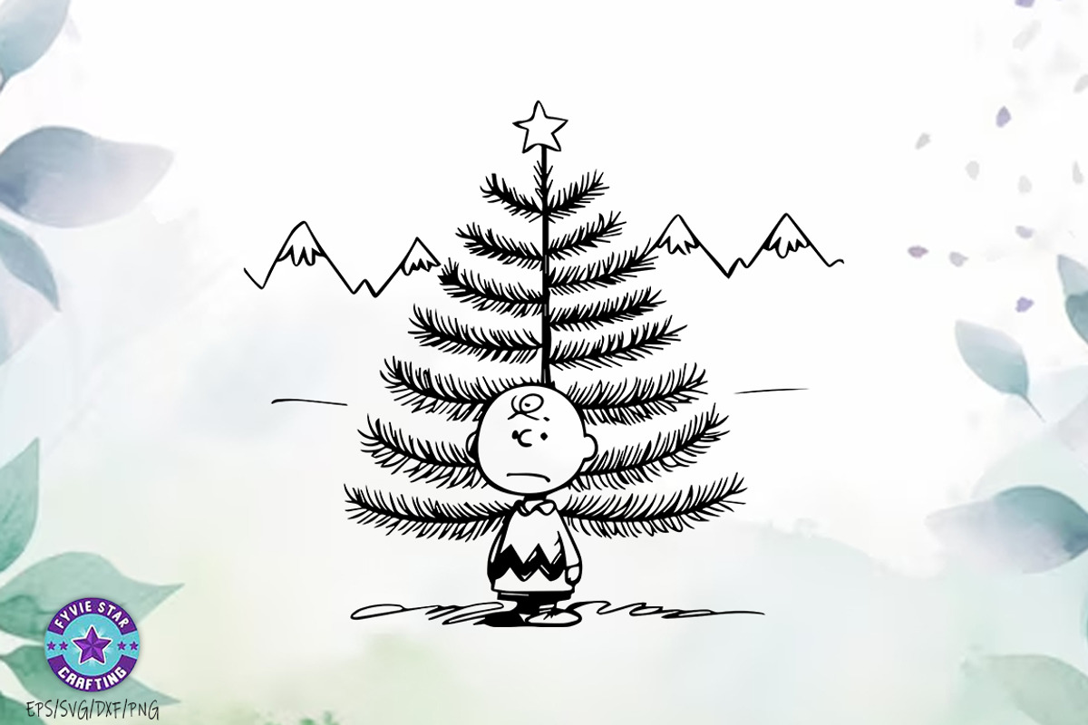 Charlie Brown Christmas Tree SVG PNG, an Object Graphic by FiveStarCrafting (Photo 4 of 7)