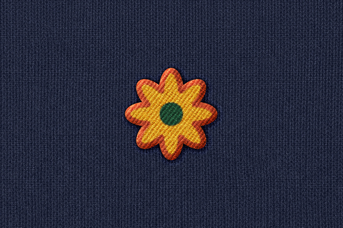 Stitching Embroidery Patch Mockup, a Merchandise Mockup by Design Squad (Photo 4 of 4)