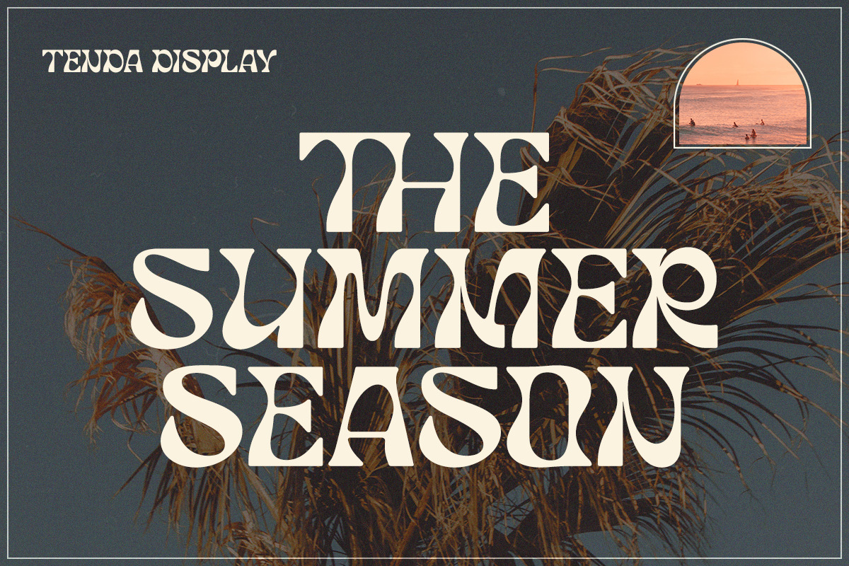 Tenda Display, a Font by Attract Studio (Photo 8 of 17)