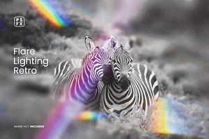 Flare Lighting Retro Photo Effect, a Layer Style Add-On by WudelMbois Studio