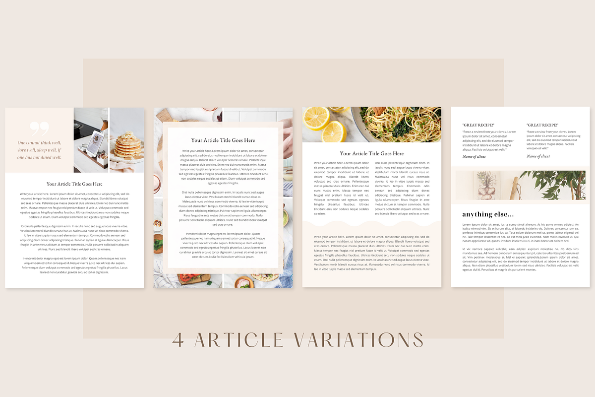Cook Book Template CANVA, a Magazine Template by ShopRShop (Photo 5 of 9)