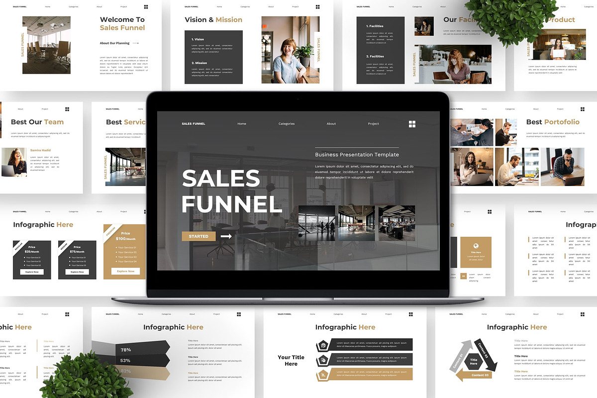 Sales Funnel - Business Keynote preview 4