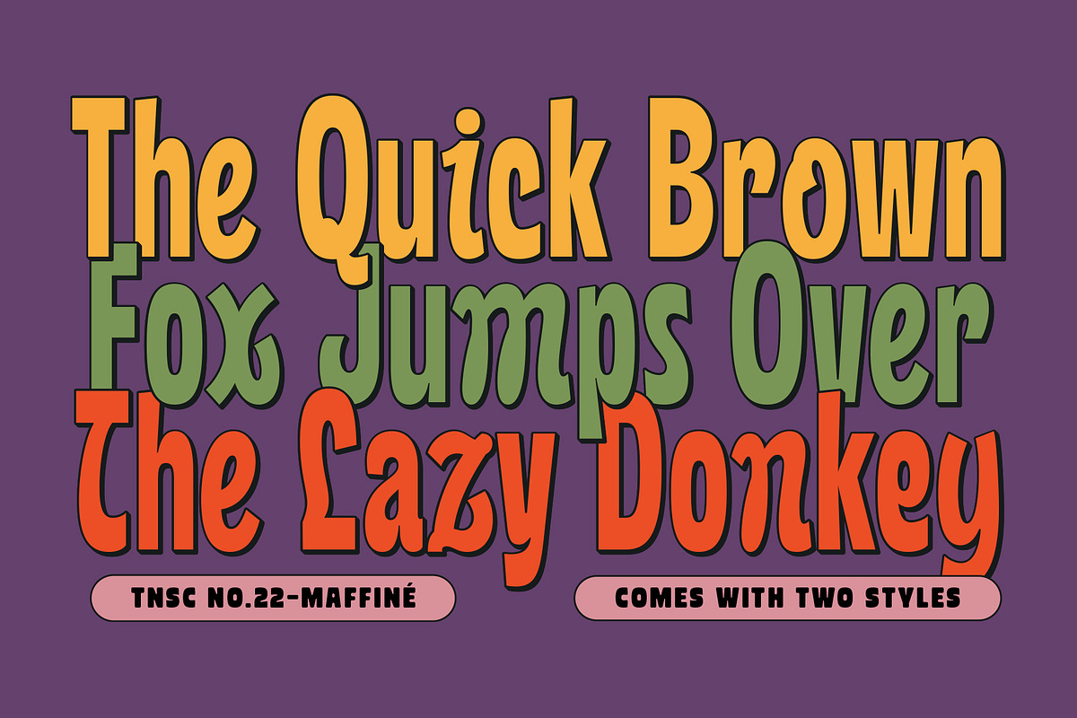 TNSC Maffiné - Experimental Display, a Sans Serif Font by The Native Saint Club (Photo 12 of 12)