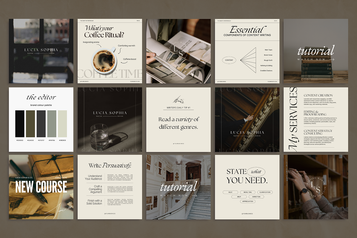 The Editor Template Bundle, a Social Media Template by The Flossy Finch (Photo 8 of 11)