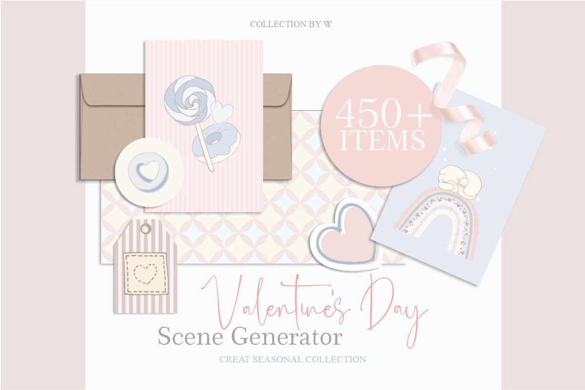 Scene generator Valentine's Day, an Object Graphic by Collection by VY (Photo 1 of 15)