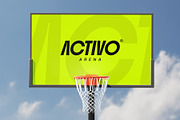 Basketball Backboard Mockup, an Advertising Mockup by SLAB! Design (Thumbnail 4 of 6)