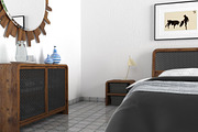 Malaga bedroom set, a Furniture 3D Model by inDahouze (Thumbnail 3 of 7)