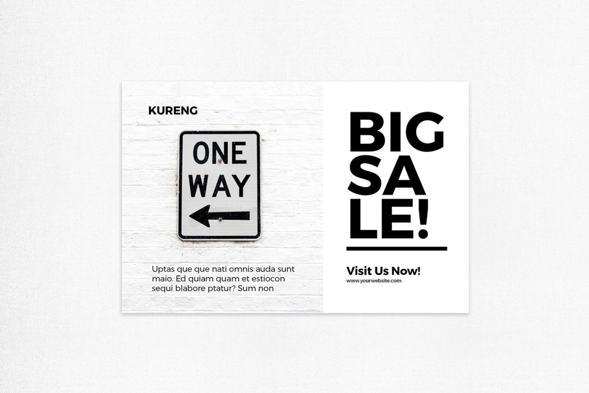 Kureng - Postcard Flyer, a Card Template by BetterSry (Photo 4 of 7)