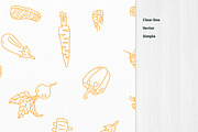 Menu set and patterns, a Brochure Template by Hellgram (Thumbnail 7 of 7)