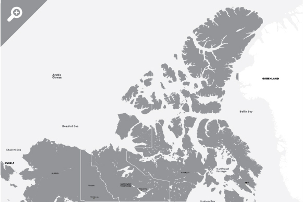 Map of North America, an Illustration by MaximGertsen (Photo 3 of 3)