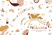 Unicorn, Mermaid, Fairy collection, an Animal Illustration by Magic & Dreams (Thumbnail 1 of 6)