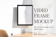 Video Photo Frame Mockup 3x4 MP4, an Advertising Mockup by PawMockups (Thumbnail 1 of 7)