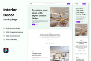 Interior - Landing Page Template, a Templates & Theme by RPWDS (Thumbnail 1 of 3)