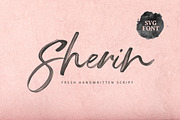Sherin SVG Font, a Script Font by Get Studio (Thumbnail 1 of 7)