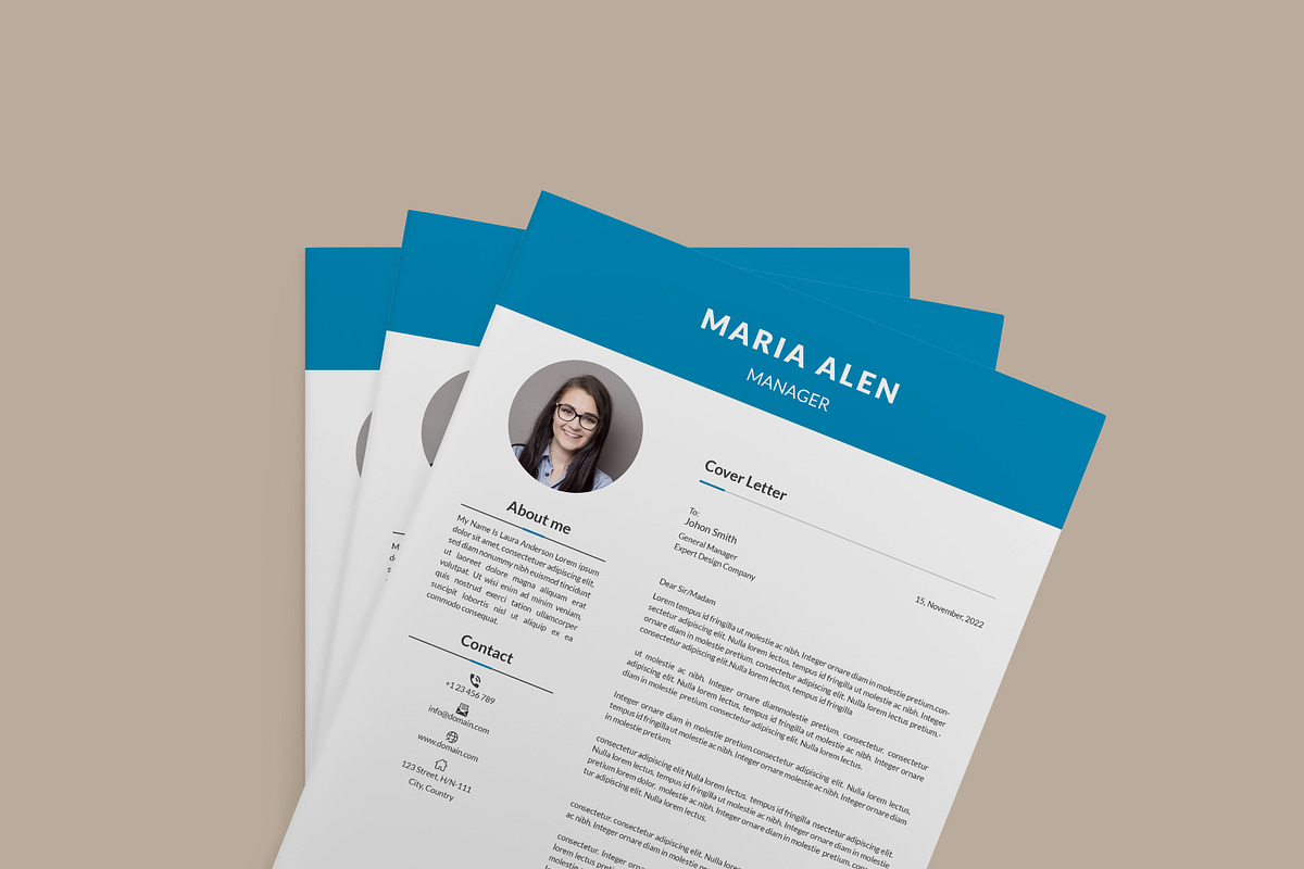 Professional Resume/CV Template, a Resume Template by designSultan (Photo 2 of 4)