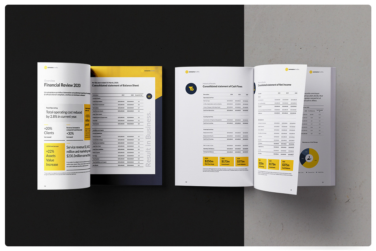 Annual Report, a Brochure Template by StudioGraficso (Photo 3 of 12)